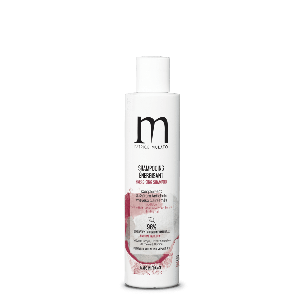 Shampooing Énergisant cheveux clairsemés 200ml
