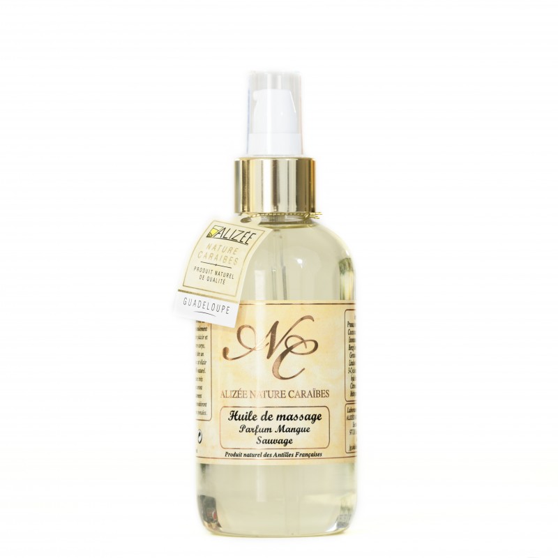 Huile de massage parfum Mangue sauvage Alizée 200ml