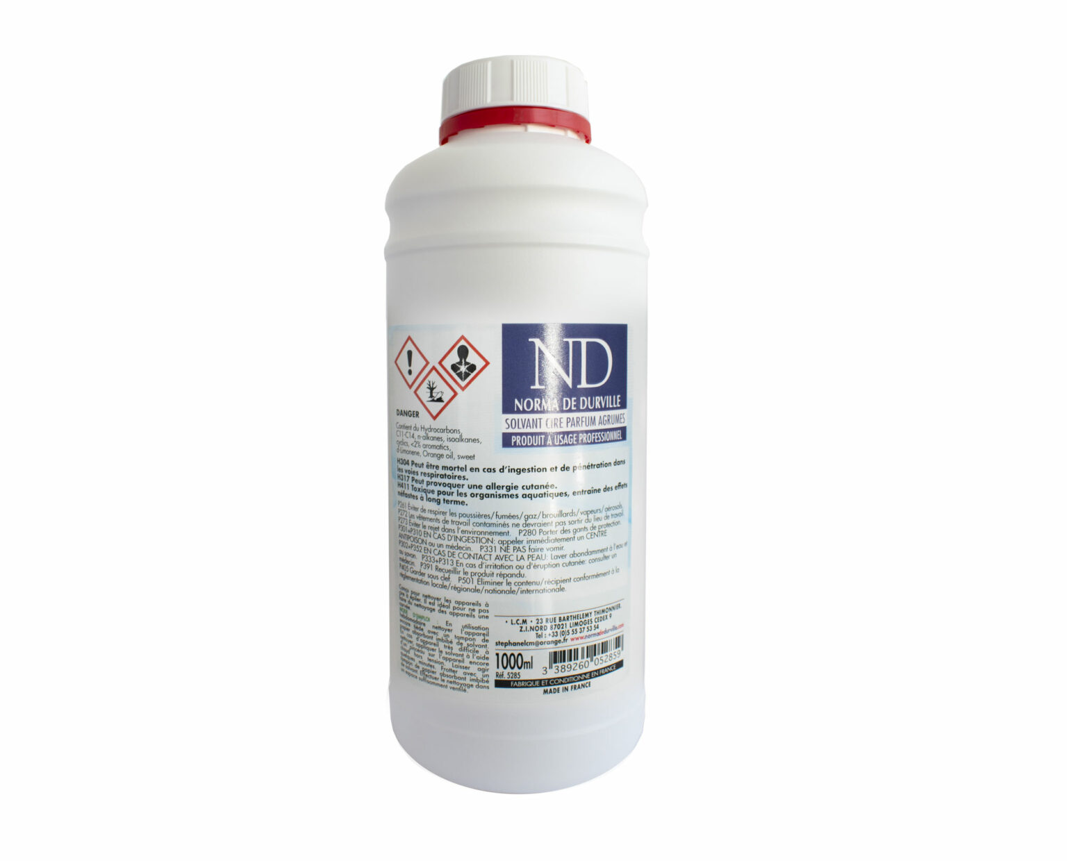 Solvant cire parfum agrumes 1L