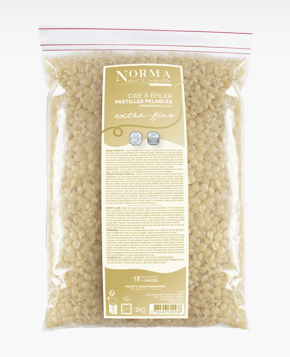 Cire pelable extra-fine 1Kg