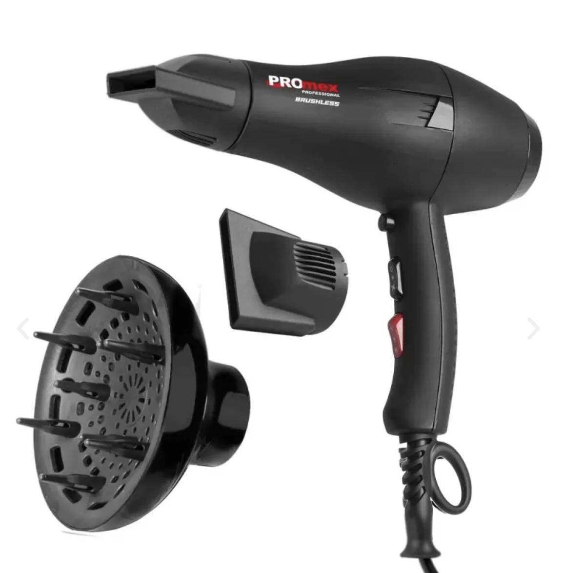 sèche-cheveux Sirius Brushless Ionic noir 2200W - PROMEX